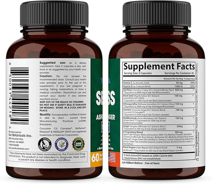 Sea Moss Capsules with Black Seed 60 Pills