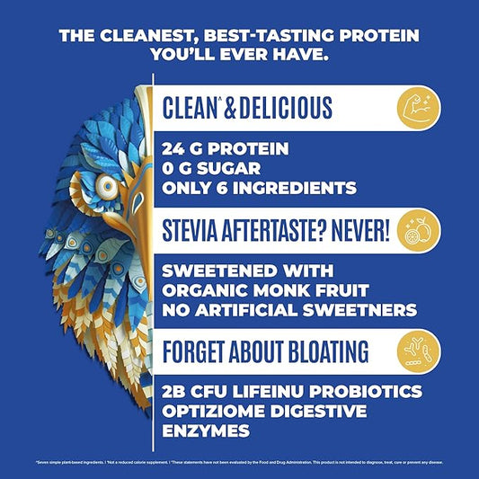 BIRDMAN Falcon Vegan Protein Powder Organic, 40 Servings 2.64lb