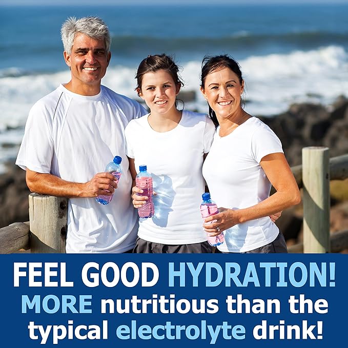 Hydronique Hydration Packets | Low Sodium Electrolytes Powder | 54mg Sodium | Vitamins, Minerals, Antioxidants | Elderberry Flavor (30 Packs)