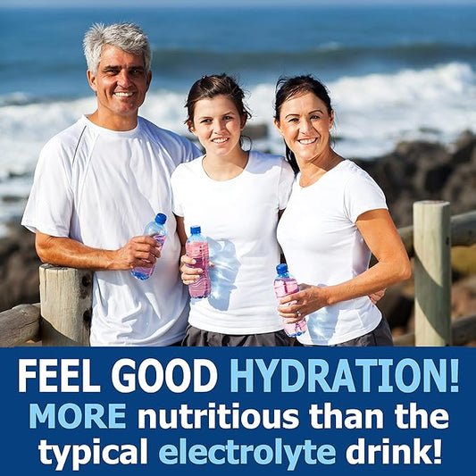 Hydronique Hydration Packets | Low Sodium Electrolytes Powder | 54mg Sodium | Vitamins, Minerals, Antioxidants | Elderberry Flavor (30 Packs)