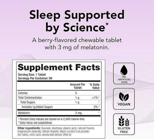 Theralogix Theratonin Melatonin Supplement 90-Day Supply 90 Tablets