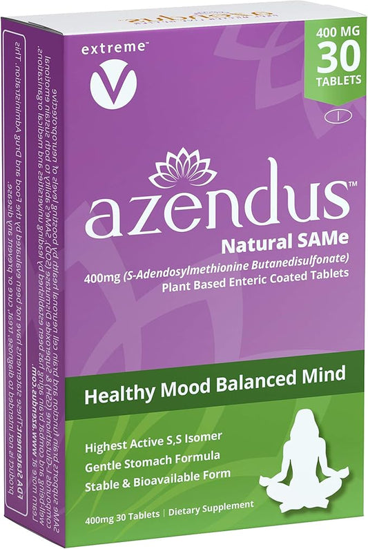 Azendus SAM-e Mood Support 400mg, 30