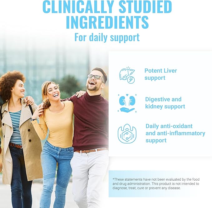 Milk Thistle + NAC Supplement 60 Capsules