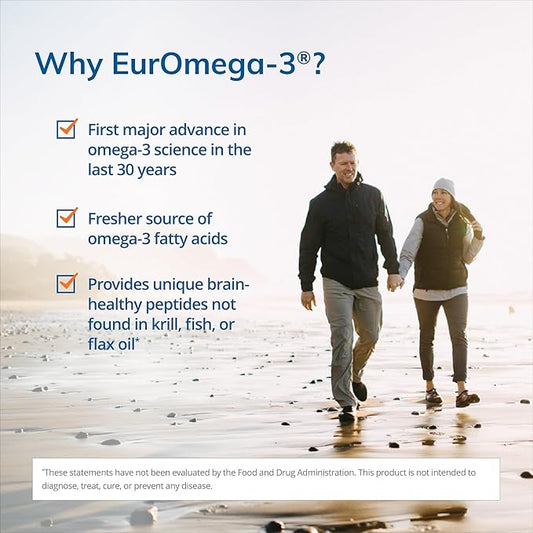 Euromedica EurOmega-3 (60 Tablets) Omega-3 Fatty 30 Servings
