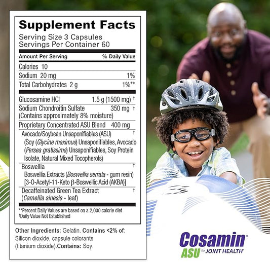 Nutramax Cosamin® ASU Joint Health Supplement 180 Capsules