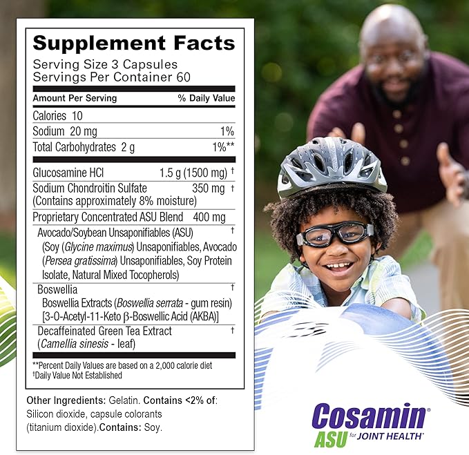Nutramax Cosamin® ASU Joint Health Supplement 180 Capsules