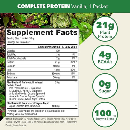 PlantFusion Complete Vegan Protein Powder 12