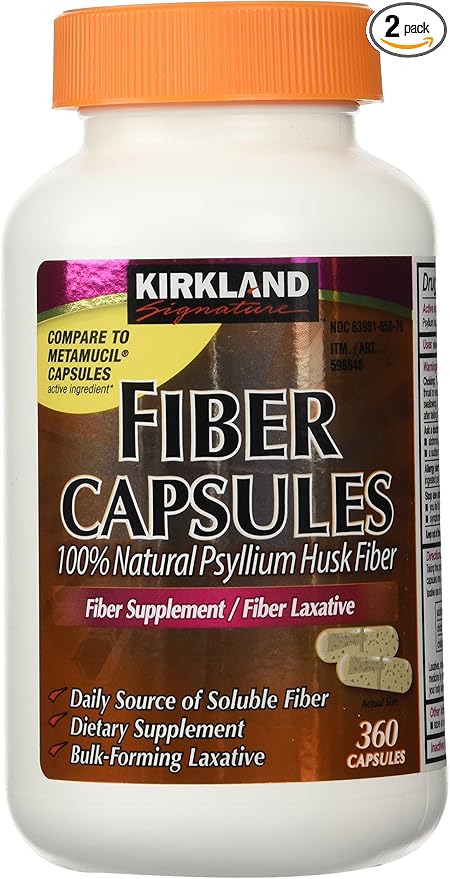Kirkland Signature Kirkland Fiber Capsules, 2 (360 Capsules