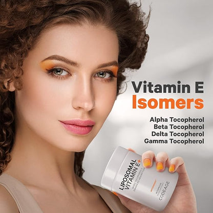 Codeage Liposomal Vitamin E Supplement, All 3-Month Supply, 90 Capsules