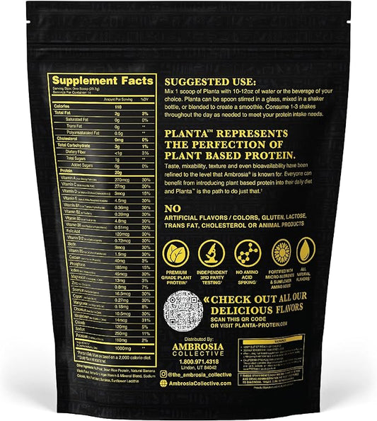 Ambrosia Planta - Premium Organic Plant-Based 14 Servings