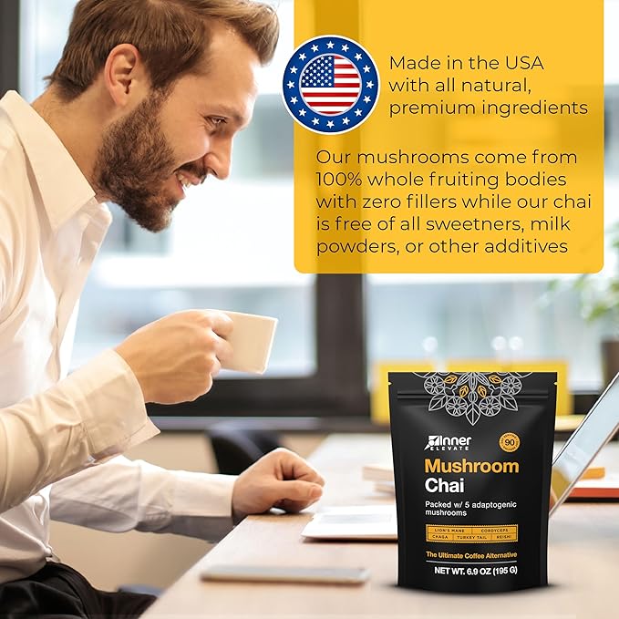 Inner Elevate Mushroom Chai (90 Servings)