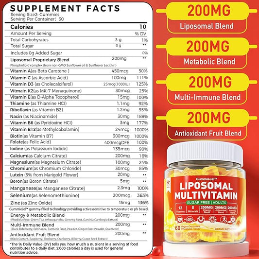 Multivitamins for Women 30+ & Men D3, B 60cts