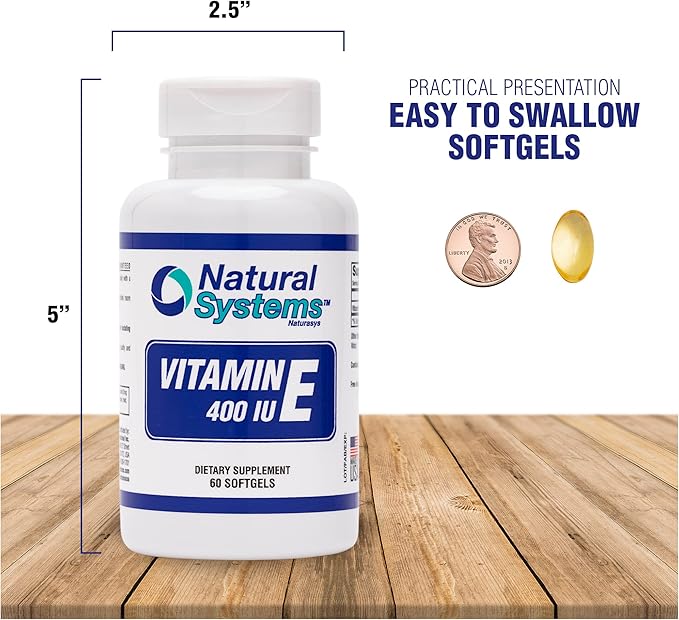 Vitamin E 60 Softgels 400 IU