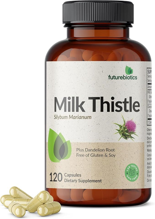 Futurebiotics Milk Thistle Silymarin Marianum & 120 Capsules