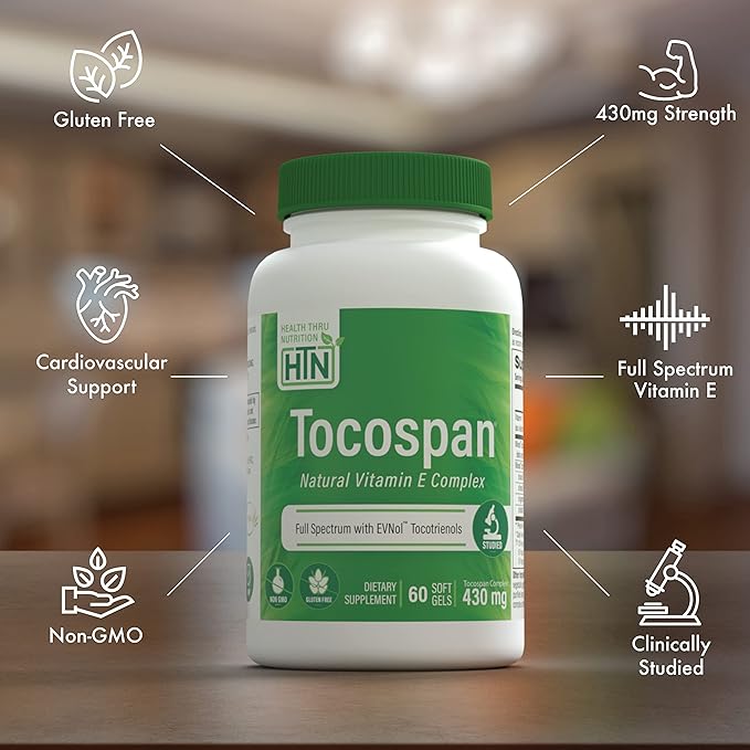 Health Thru Nutrition Tocospan Full Spectrum 430 mg 8 Natural 60)
