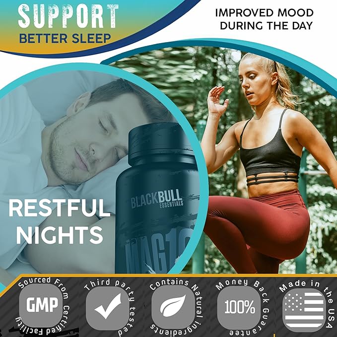 Blackbull Magmax 10 Complex Magnesium Glycinate, B6 Magnesium