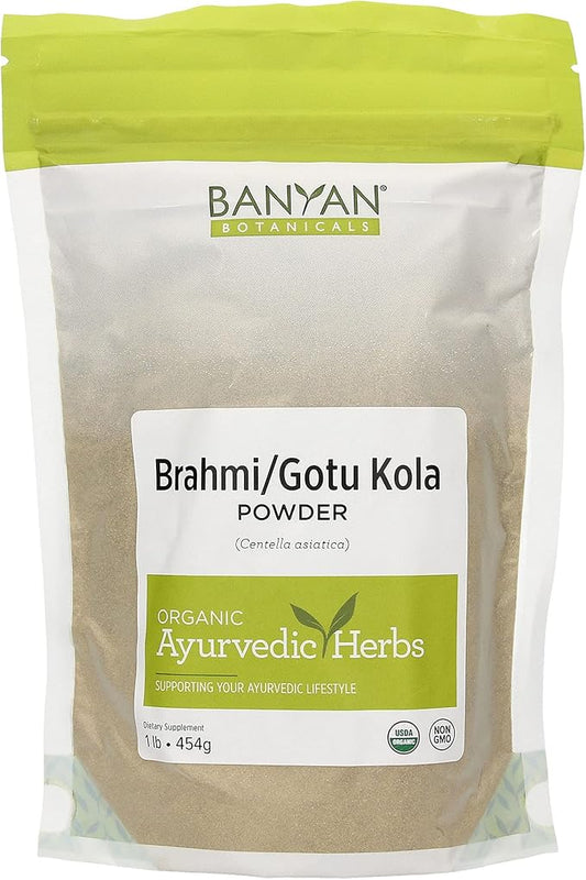 Banyan Botanicals Brahmi/Gotu Kola Powder – 1 lb.
