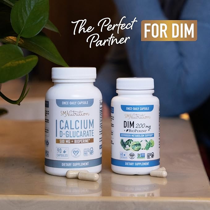Calcium D-Glucarate | 500mg | CDG 90 Ct. (3-Month Supply)