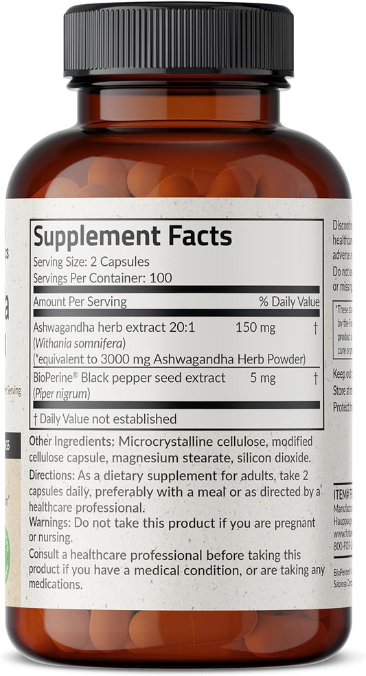 Futurebiotics Ashwagandha Extra Strength Stress & 200 Vegetarian