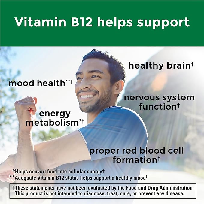 Nature Made Vitamin B12 1000 mcg, 90 Softgels, 90 Day