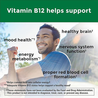 Nature Made Vitamin B12 1000 mcg, 90 Softgels, 90 Day