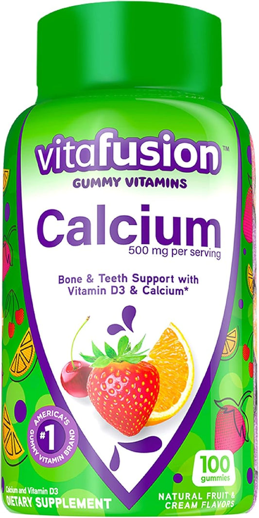 Vitafusion Chewable Calcium Gummy Vitamins Bone 50+ Multivitamin
