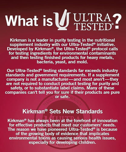 Kirkman - Buffered Vitamin C Powder - 7 oz - Potent Antioxidant - Supports Immune Health - Hypoallergenic