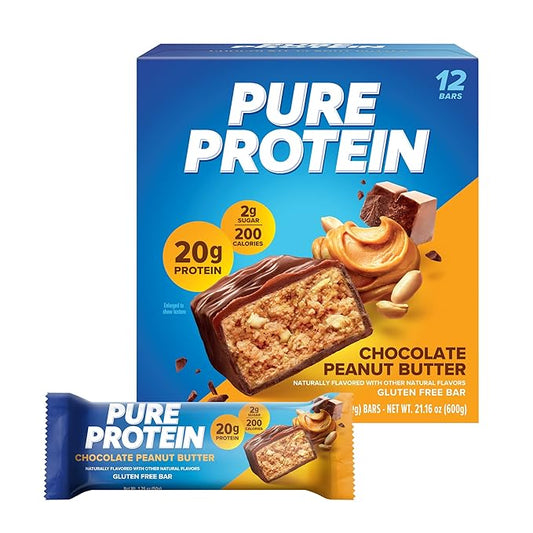 Pure Protein Bars, High Protein, Nutritious 12 Count 12 Count