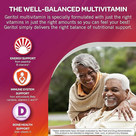 Geritol, Multivitamin Supplement, Contains B-Vitamins, Antioxidants, 26 Essential 40 Tablets