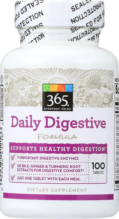 365 Everyday Value, Daily Digestive Formula, 100 ct