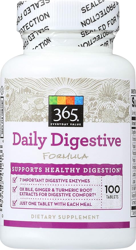 365 Everyday Value, Daily Digestive Formula, 100 ct