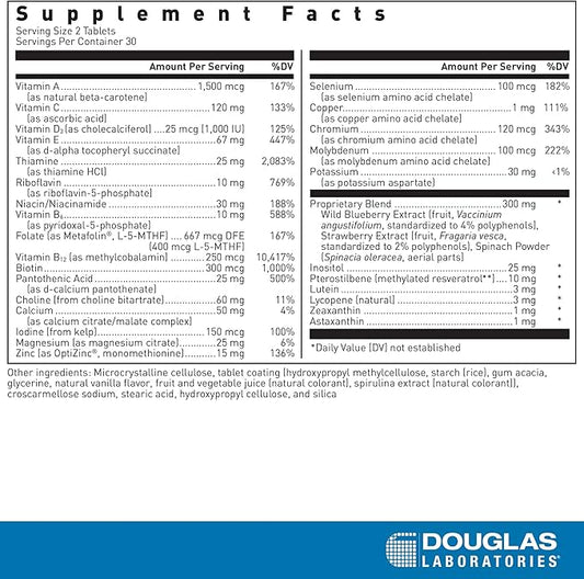 Douglas Laboratories Ultra Preventive 2 Daily 60 Tablets