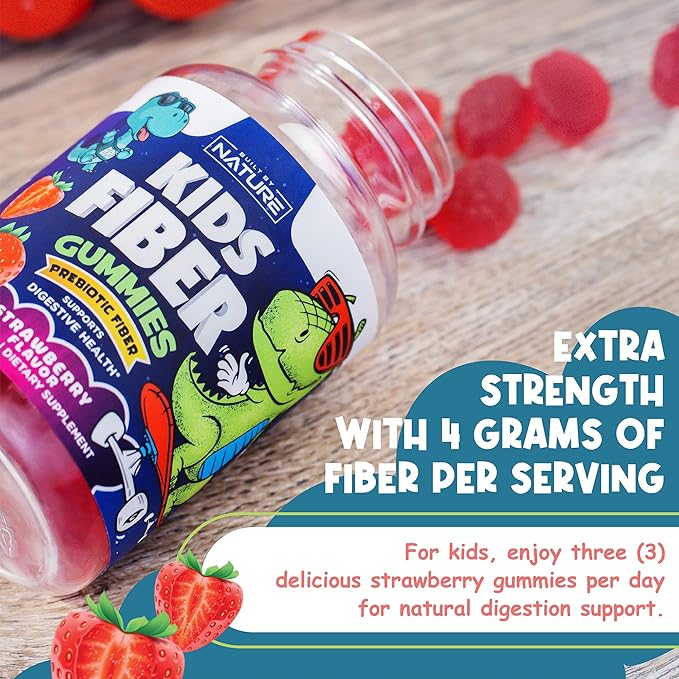 Kids Fiber Gummies, Daily Chicory Root 60 Gummies