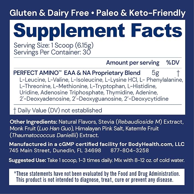 BodyHealth PerfectAmino Powder 30 Servings