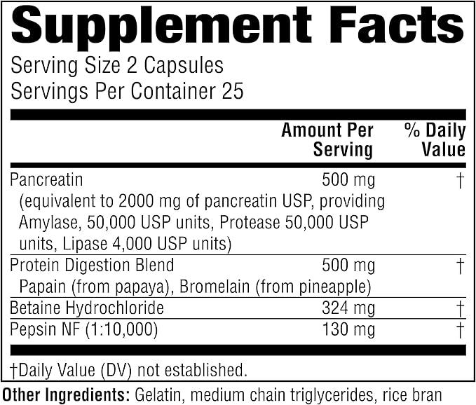 Twinlab Super Enzyme Caps 50 Capsules 4)