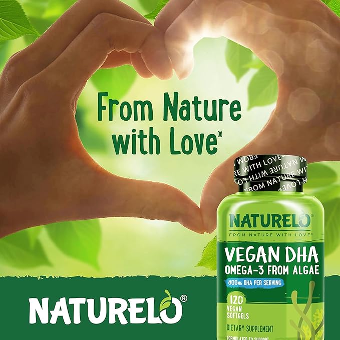 NATURELO Vegan DHA 3 Oil 120 Softgels
