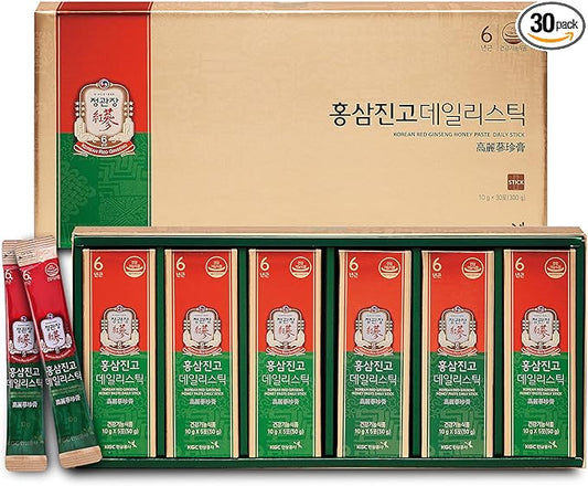 CheongKwanJang Ginseng Honey Sticks with Poria 30 Pack