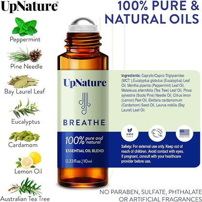UpNature Breathe Essential Oil Roll On