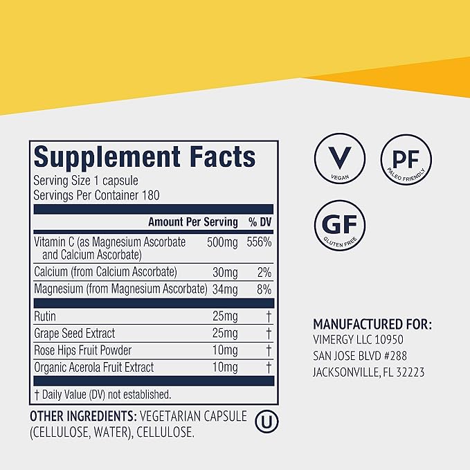 Vimergy Micro-C ®, Trial Size 90 Servings 500mg All-Natural