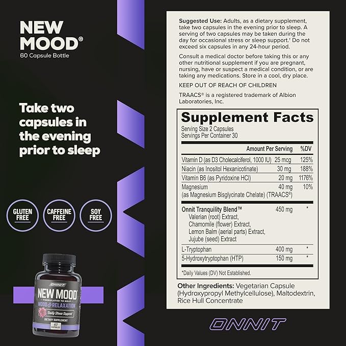 ONNIT New Mood 60 Count 1)