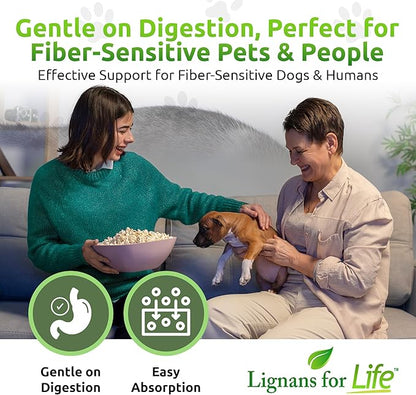 Lignans for Life HMR Lignans for Dogs, 40mg - 90 Capsules, Dog Vitamin for Healthy Pet | Natural Dog Multivitamin | Dog Wellness Supplement | Dog Nutritional Supplement | Pet Vitamin 2-Pack