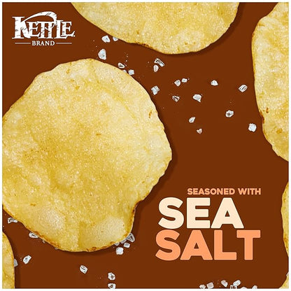 Kettle Brand Potato Chips, Sea Salt Kettle Chips, Snack Bag 1.5 Oz (Pack of 24)