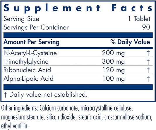Allergy Research Group NAC Enhanced Supplement 90 Count