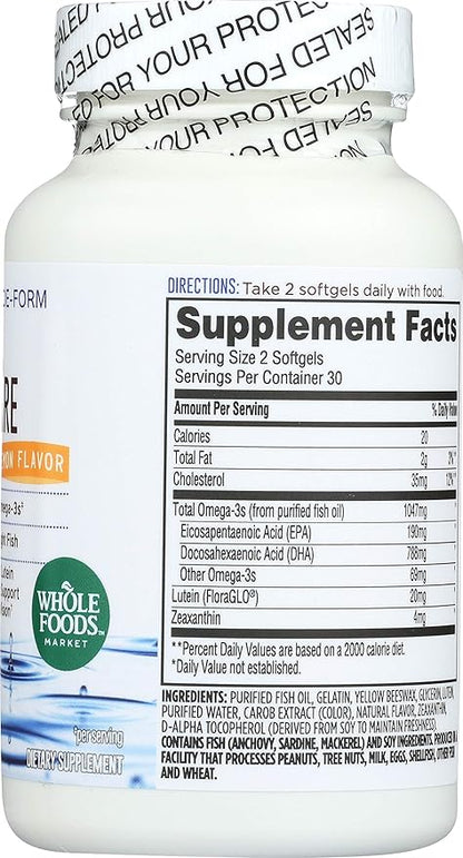 Whole Foods Market, Omega Eye Care, 60 ct