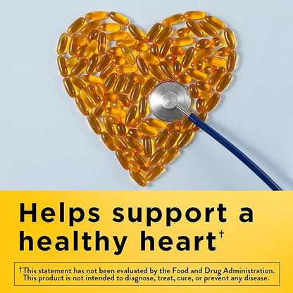Nature Made Burp Less Fish Oil 1000 mg 3 Fish 3 Supplement 150 Softgels, 75 Day