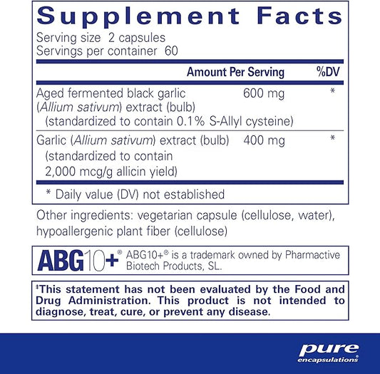 Pure Encapsulations Garlic Complex 120 Capsules