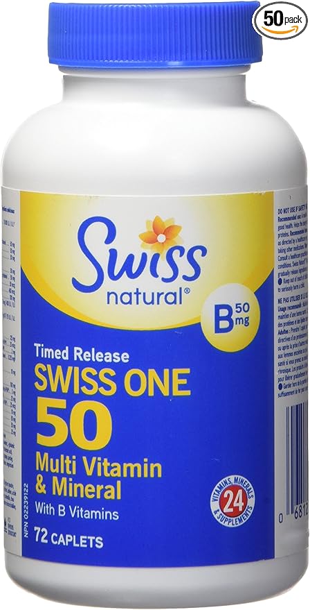 Swiss One 50 Timed Release Multi Vitamin & Mineral with B Complex
