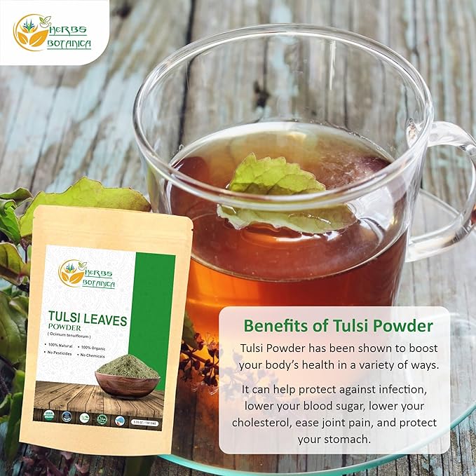 Tulsi Powder Organic Tulasi Holy Basil 5.3 oz