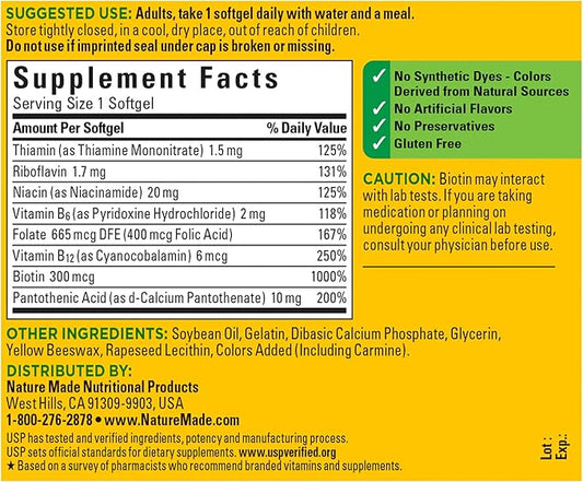 Super B Energy Complex, Dietary Supplement 60 Softgelss,…
