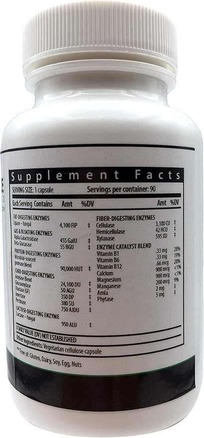 Digestive Enzymes Elite to Support Gallbladder 90 Caps